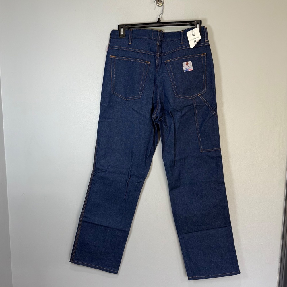 Tyndale FR Mens Carpenter Jeans 32x32 Blue Flame Resistant Made in USA J290T NEW